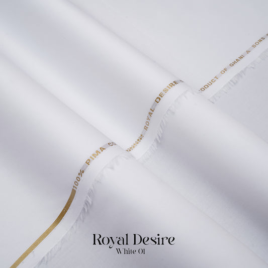 Royal Desire – Premium Soft Cotton White O1