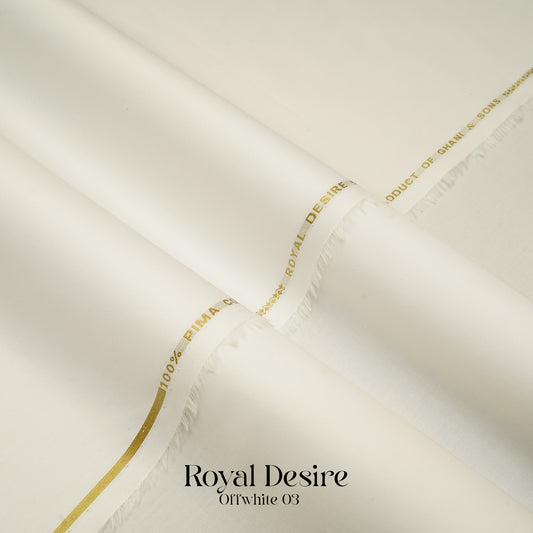 Royal Desire – Premium Soft Cotton Off White 02
