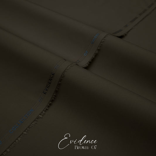 Evidence Brown O7 – Premium Wash & Wear Fabric