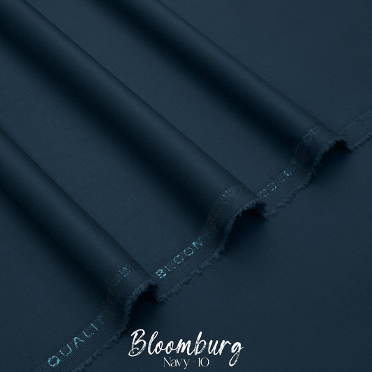 Bloomberg Navy 10 – Premium Wash & Wear Fabric