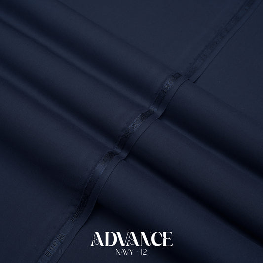 Advance Navy 12 – Premium Wash & Wear Fabric