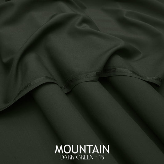 Mountain Dark Green 15 – Premium Soft Cotton Fabric