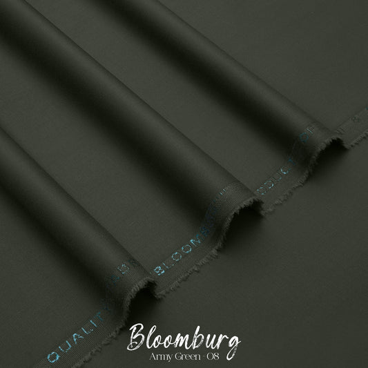 Bloomberg Army Green O8 – Premium Wash & Wear Fabric