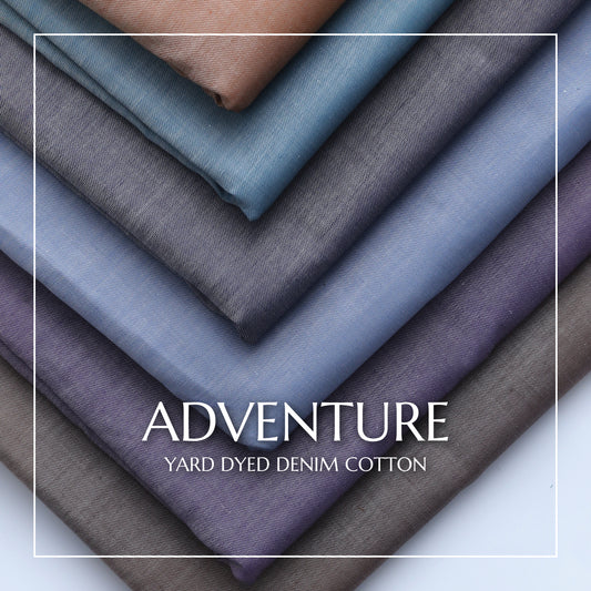 Adventure - Dyed Yarn Denim Cotton Collection